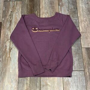 Champion Purple Crewneck Sweatshirt